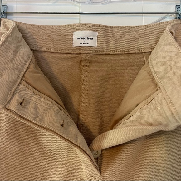 Aritzia Wilfred Free Modern Cargo Pant Size 4 Tan Relaxed - Picture 7 of 10